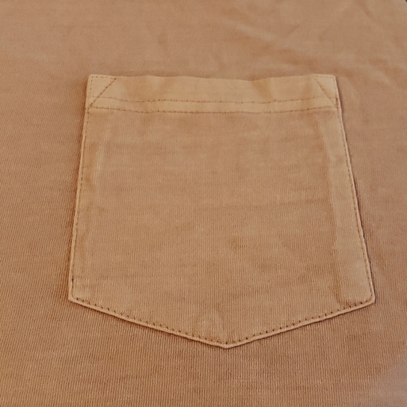 Goodfellow & Co™ Relaxed Fit Short Sleeve Pocket T-Shirt Apricot Orange L - Picture 5 of 7